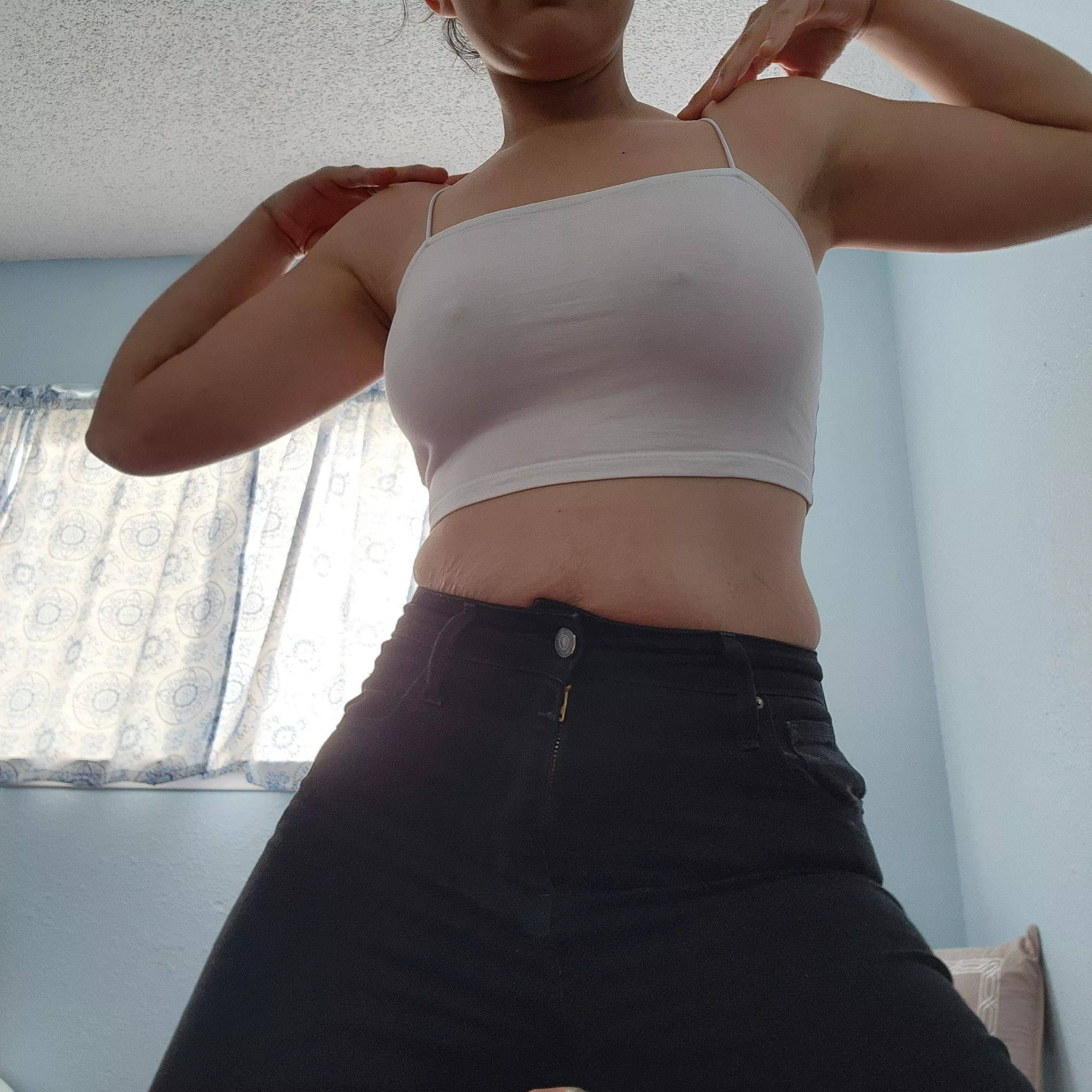 stretching a little a bit