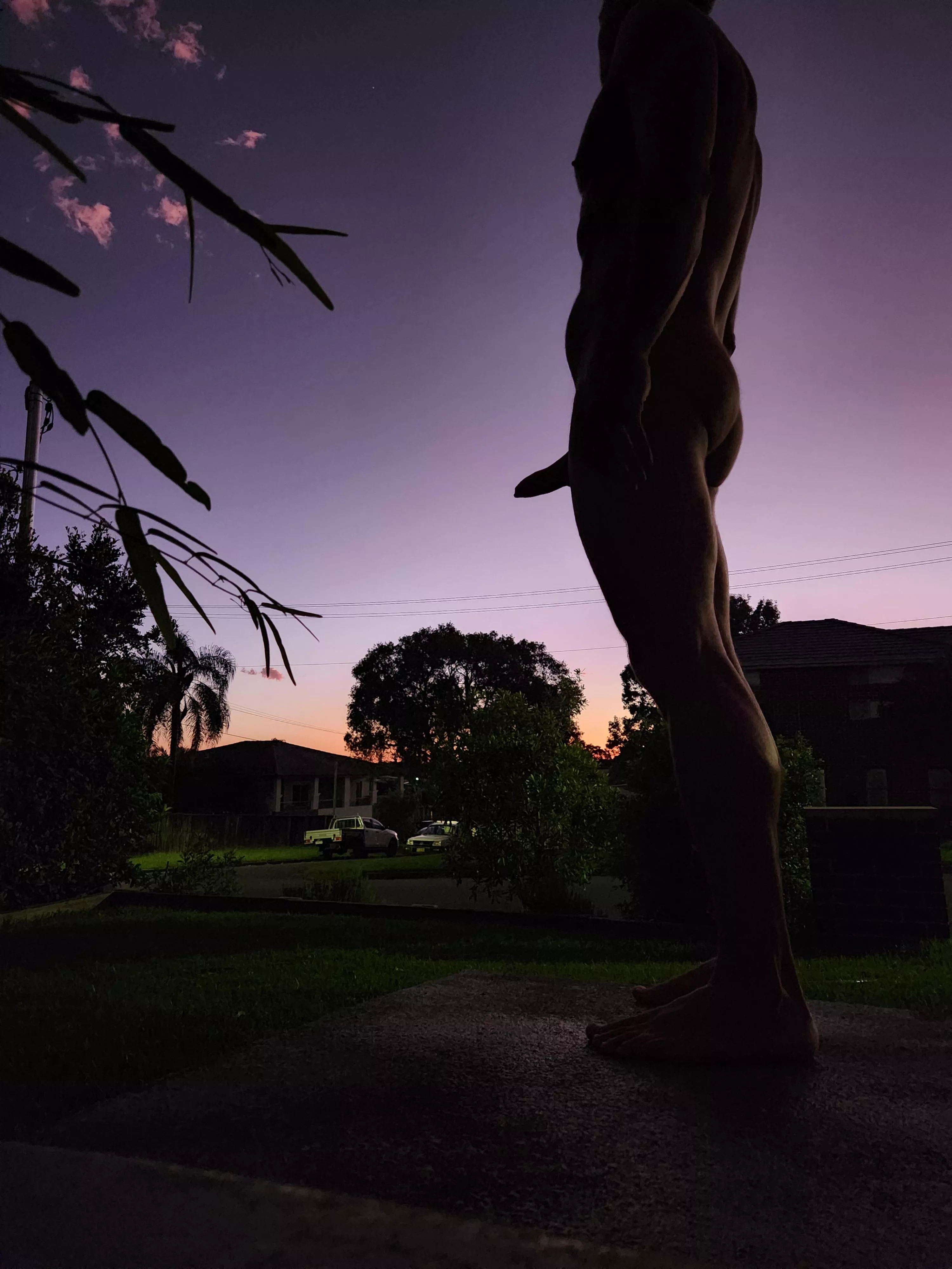 Sunset colours and shapes.