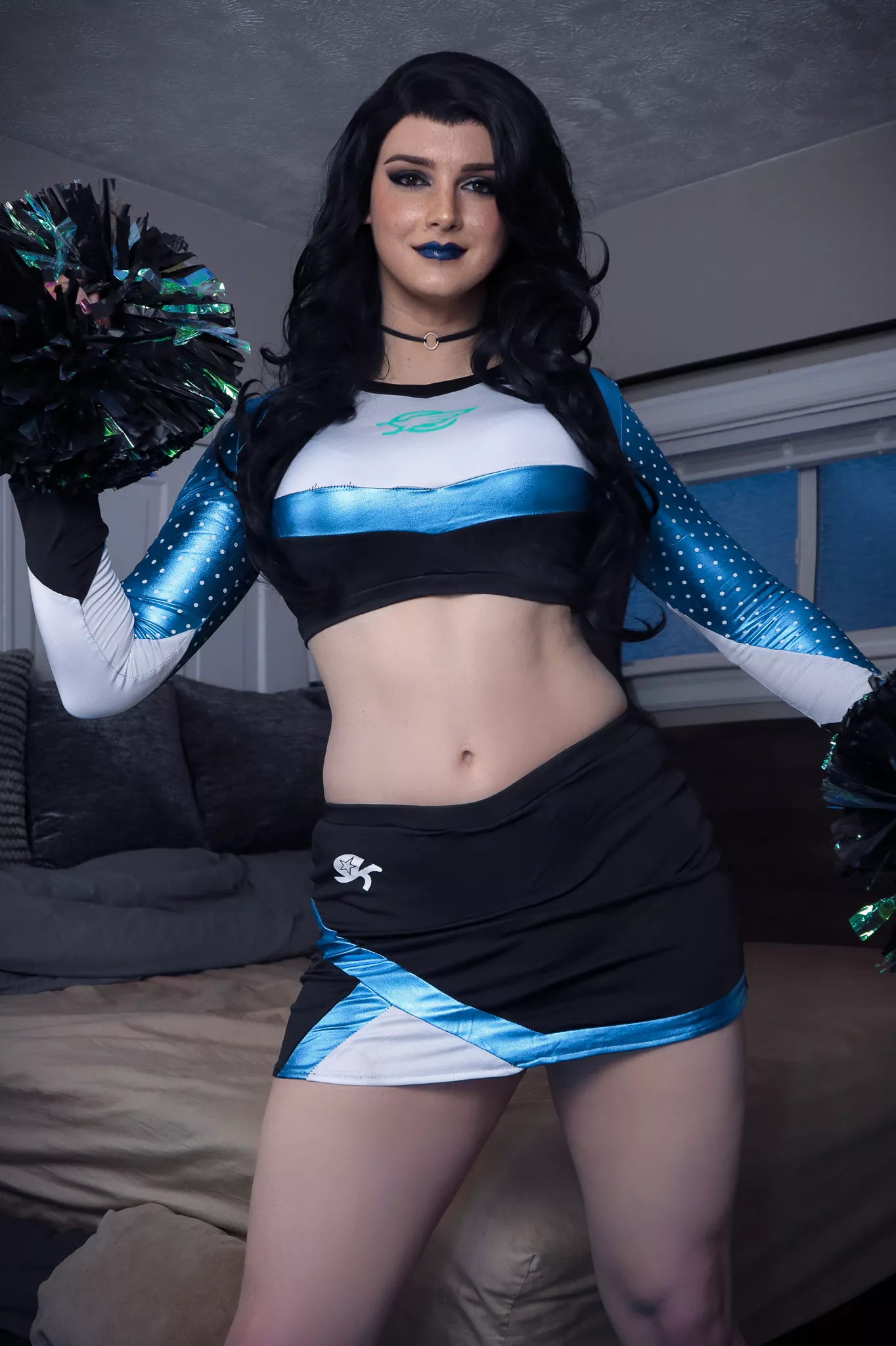 The transformation from Jock football player to Sexy Trap Cheerleader seems pretty much complete, don't you think? 😳