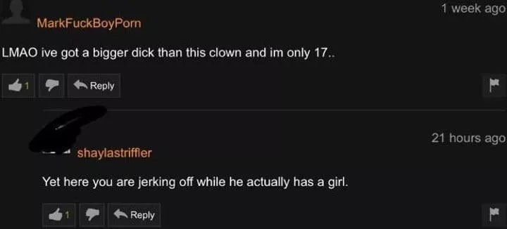 This is just sad for the 17 year old boy