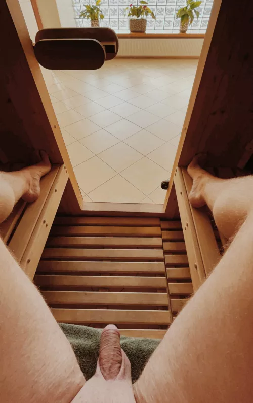 took some time in the sauna