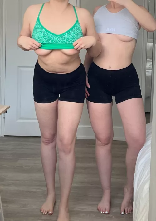 wanna put us through our paces 💪🏼🥵 [image]