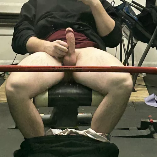 What do u think of my hard gym cock