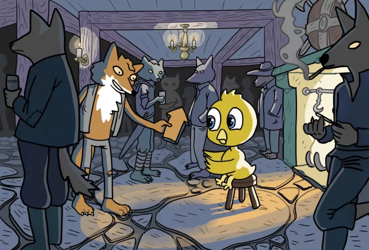 What it feels like posting on this sub as a non-furry (art by me)