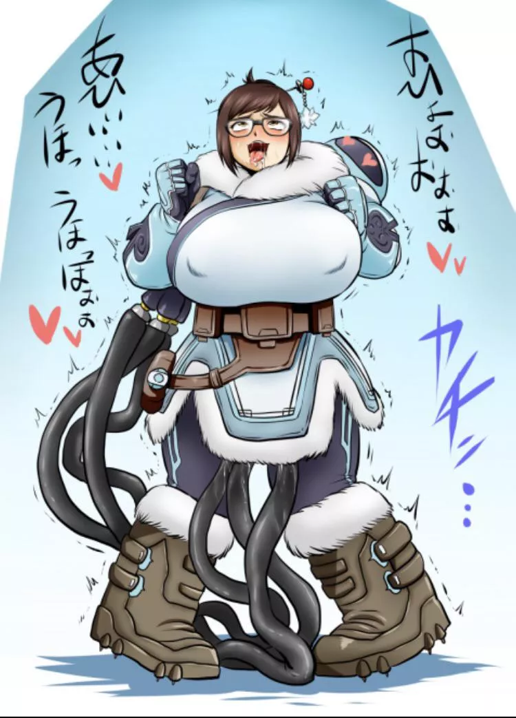 What’s going on under there?;) (open dms:) ). Mei was only fighting for her team when her suit suddenly malfunctioned, soon she was putting on a show for both sides