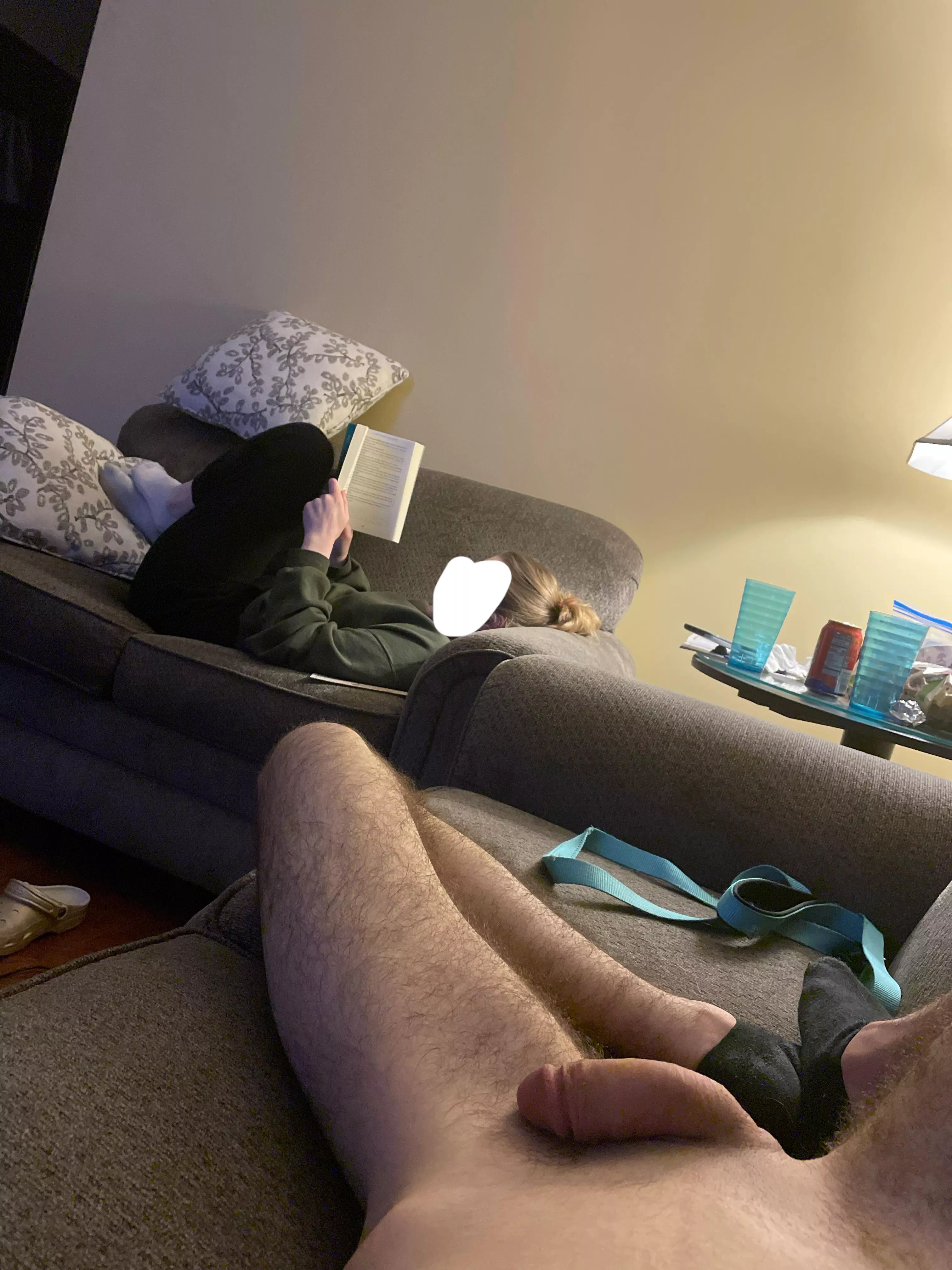 Wife is not even paying attention to my softie