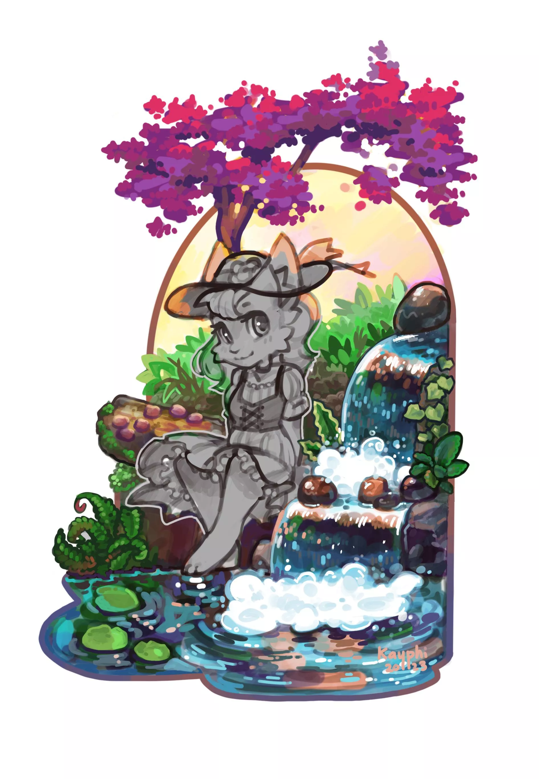 YCH Illustration - art by me @kayphiart