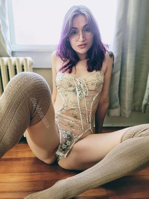 a lil bush peeking through