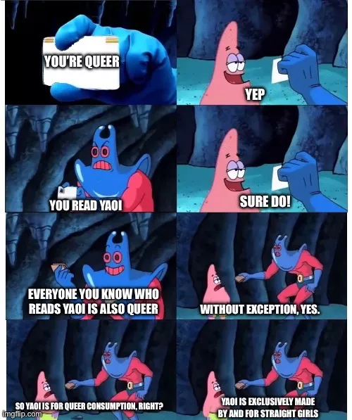 Cis straight girls like the dark matter of yaoi