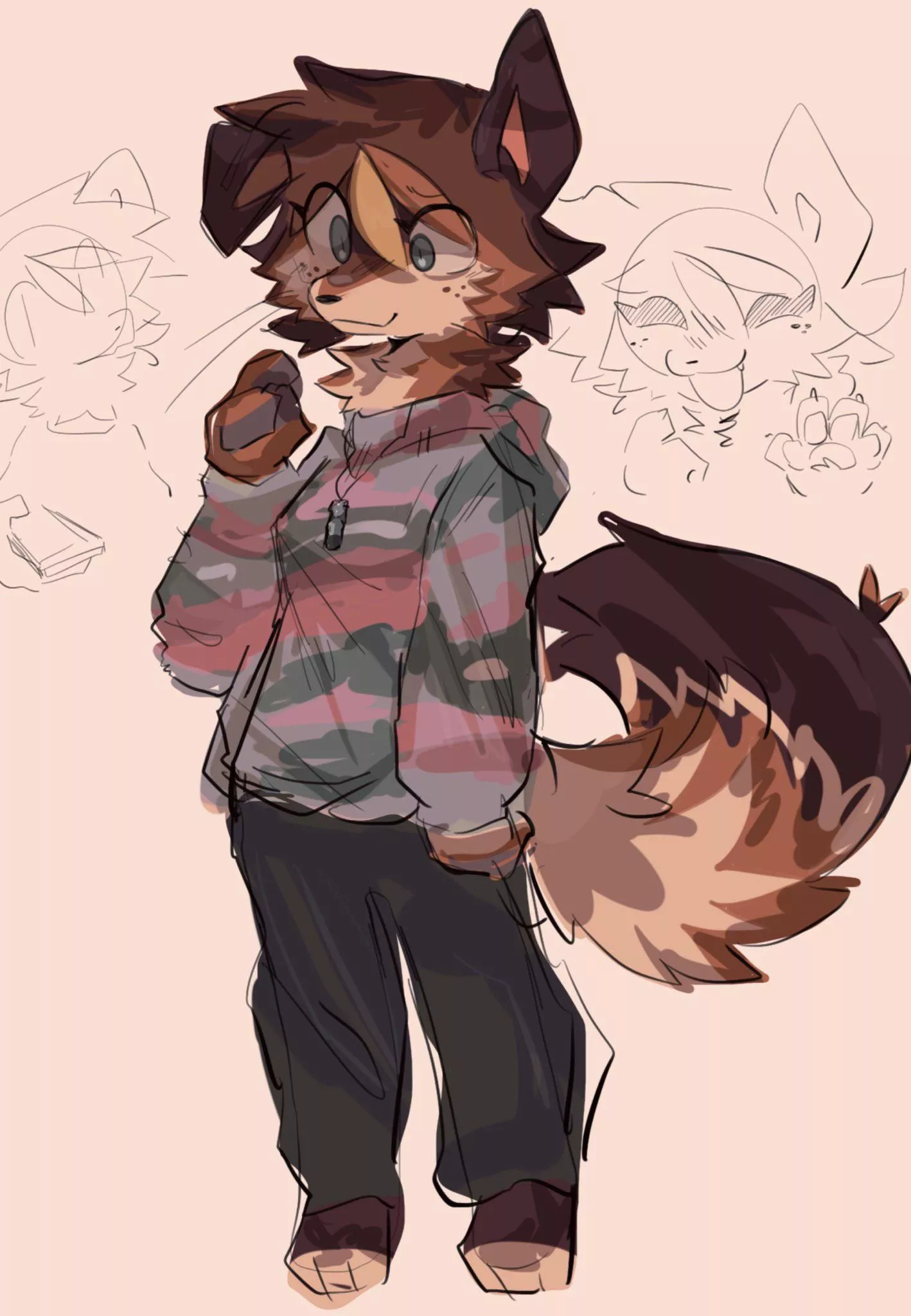 doggy sona! [ art by me @zestylemonss on twitter ]