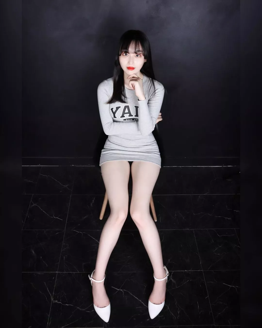 Dress, legs and heels