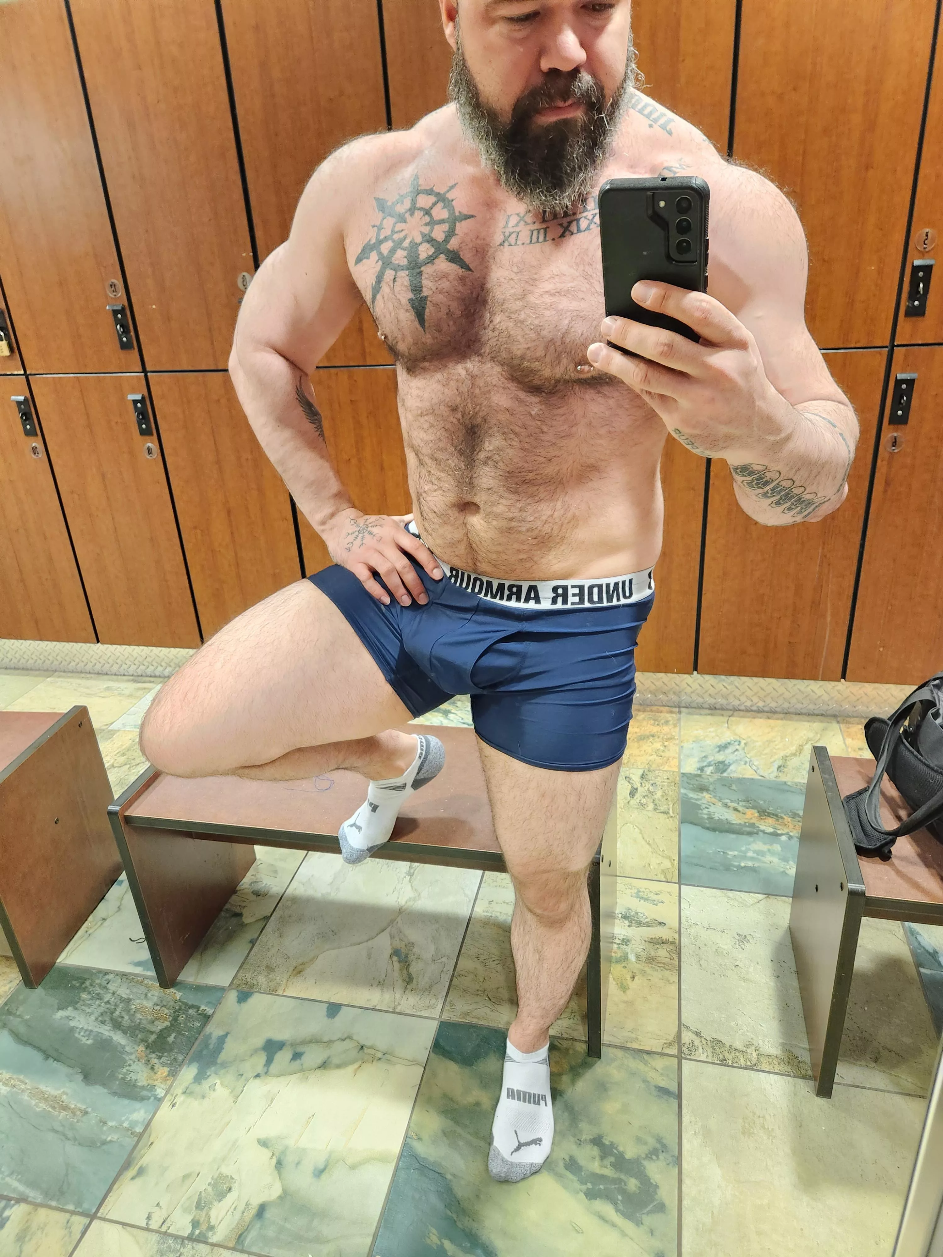 feeling it in the gym