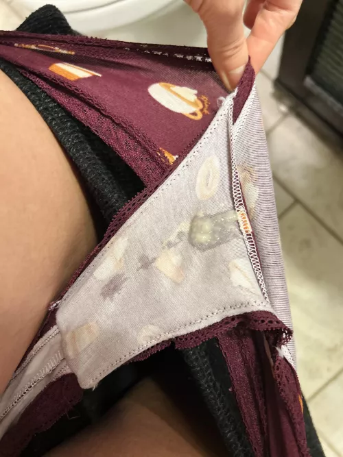 Felt a warm gush in my panties