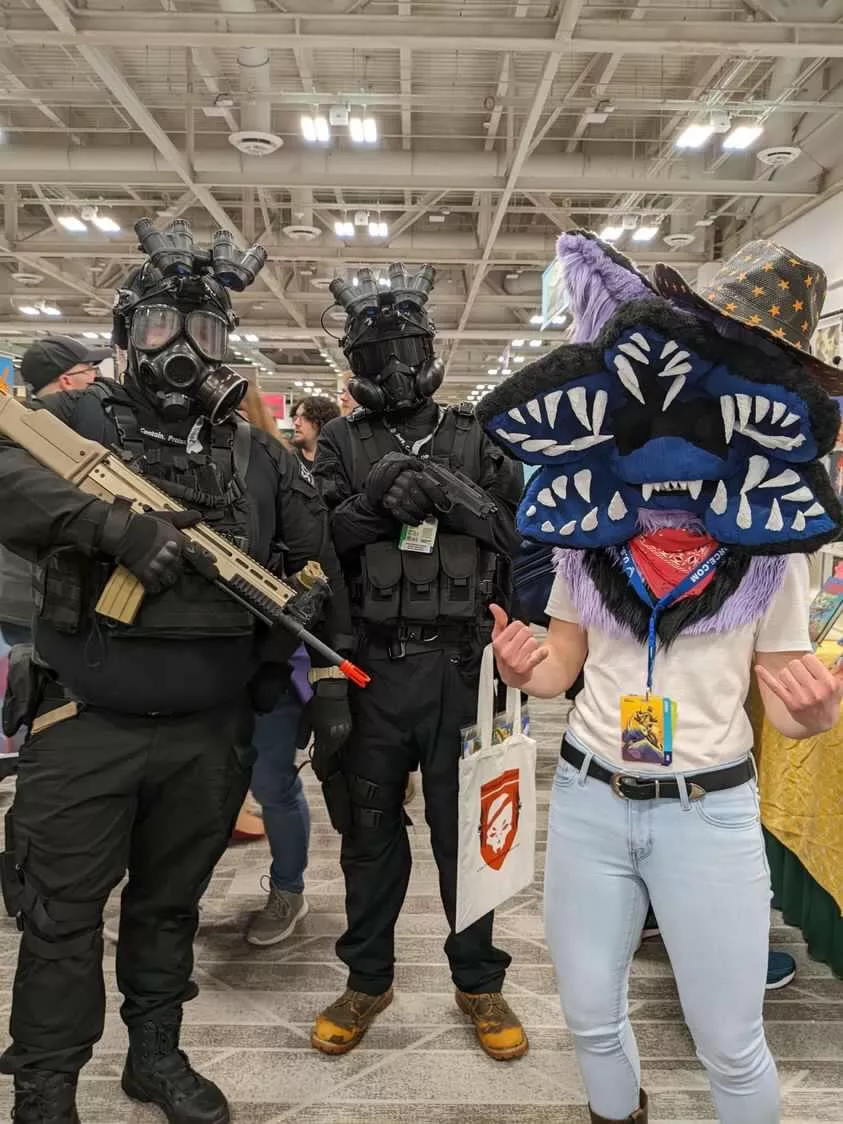 Fluffy demogorgon got busted by the SCP