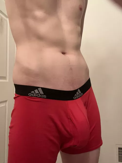 Fresh out of the shower, waiting to get dirty ;)