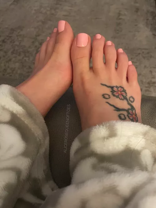 Hopefully you don’t mind cold toes 🙈