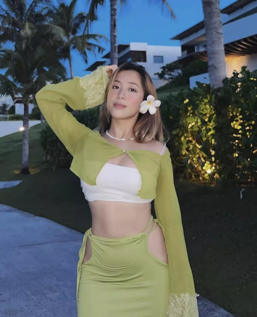 Hot friend in revealing dress