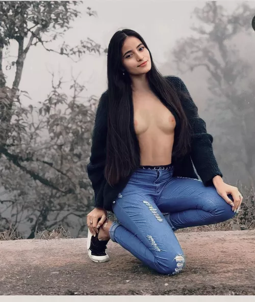 I just love hiking, so do my boobs