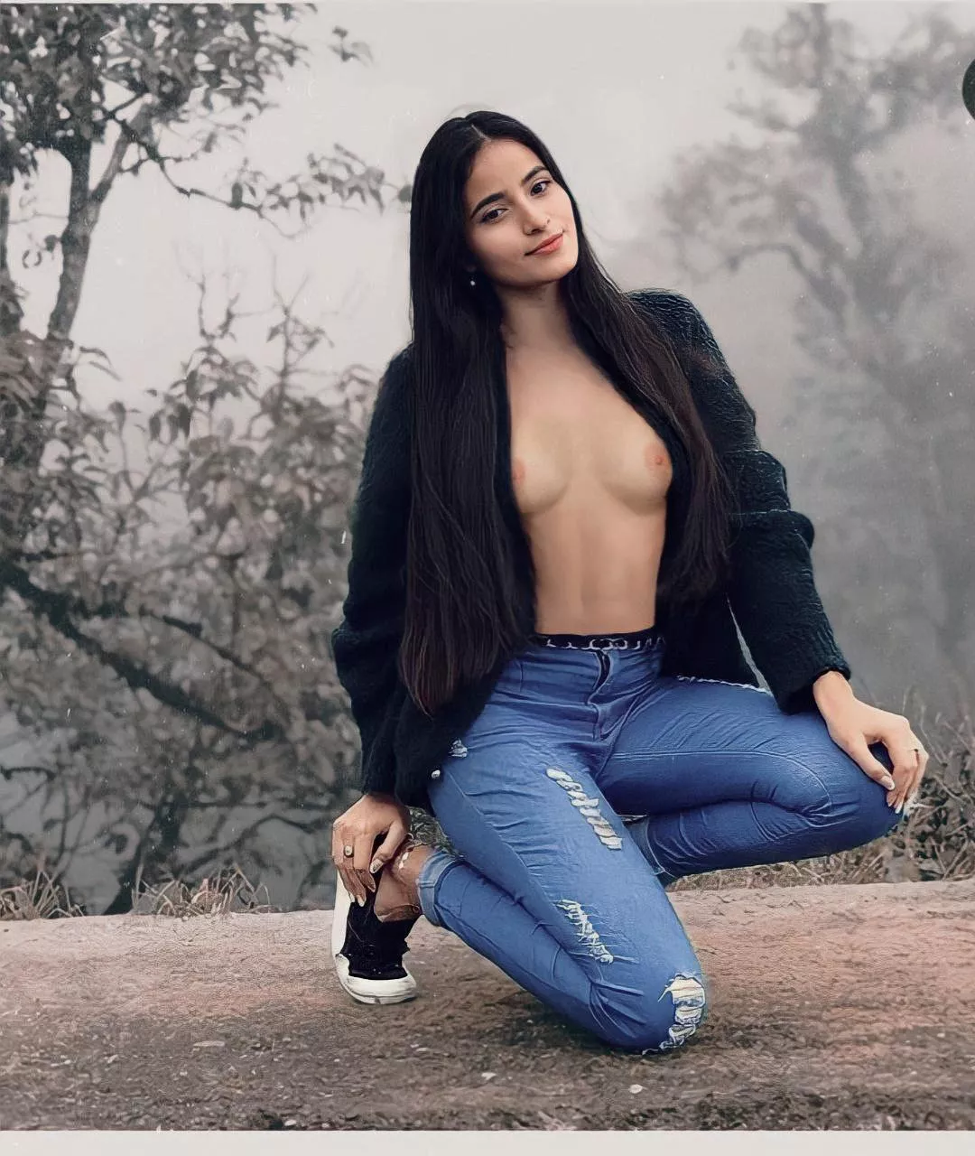 I just love hiking, so do my boobs