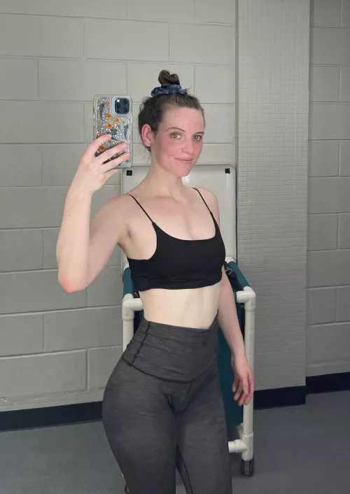 I love getting my body soaking wet with sweat