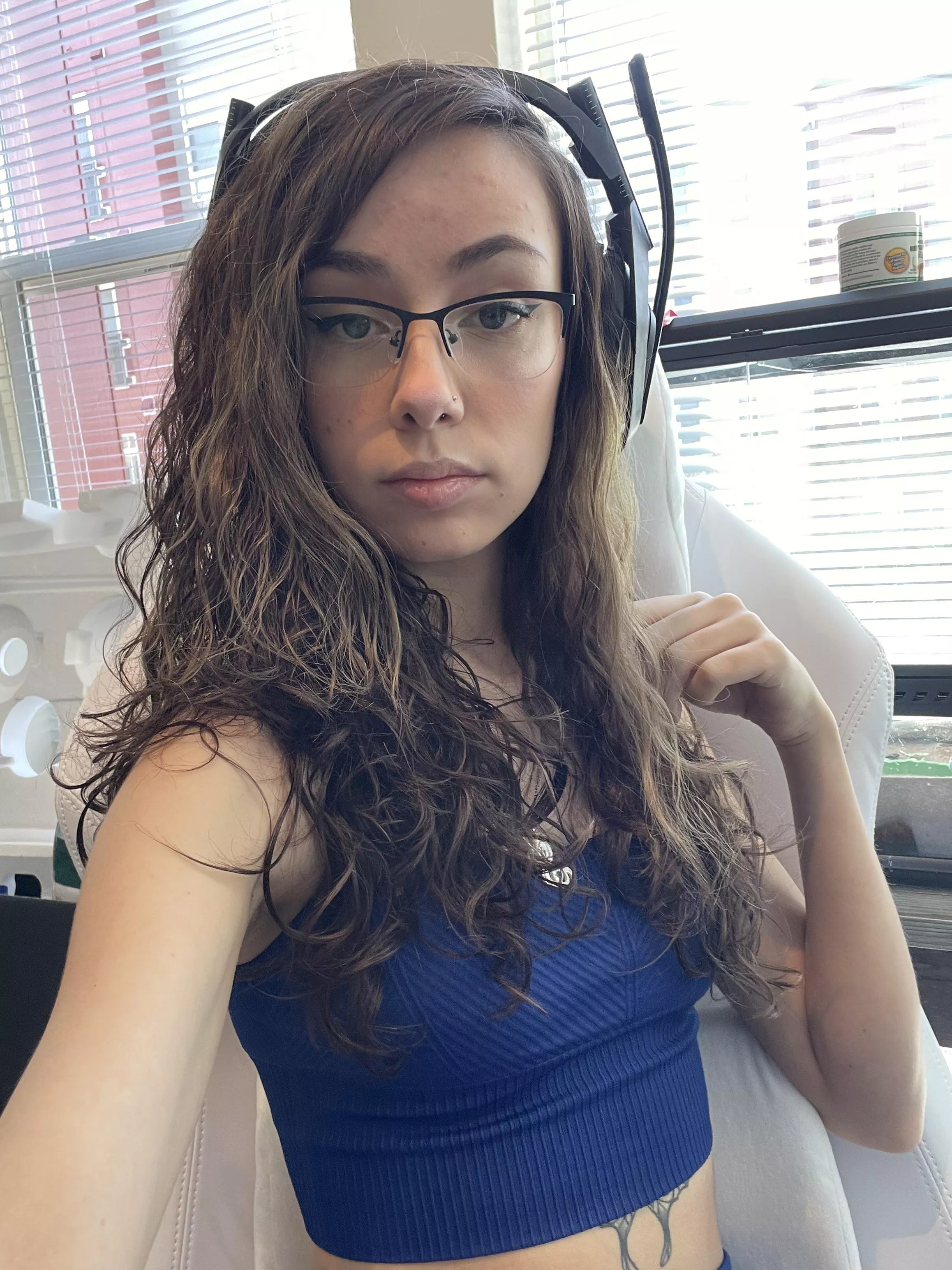 I think blue looks amazing on me 🥰