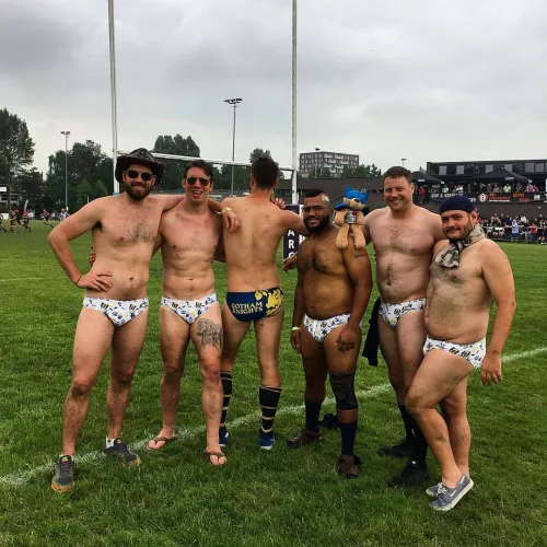 In your undies while on the field