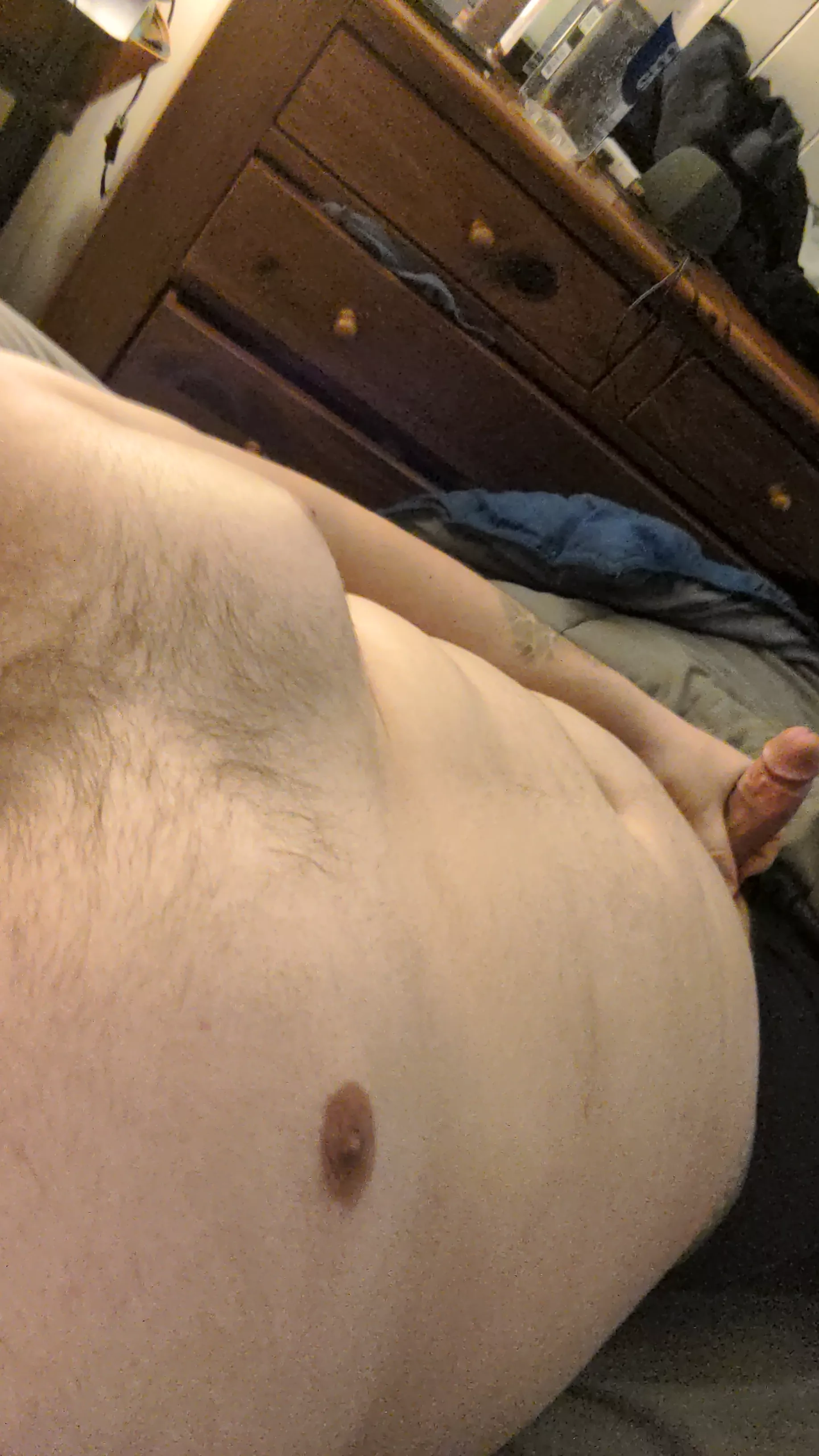 Just your invitation to slide that pussy on it.