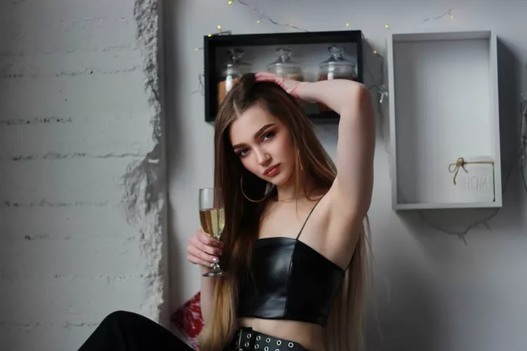 Let's have a glass of champagne and have fun with my armpits