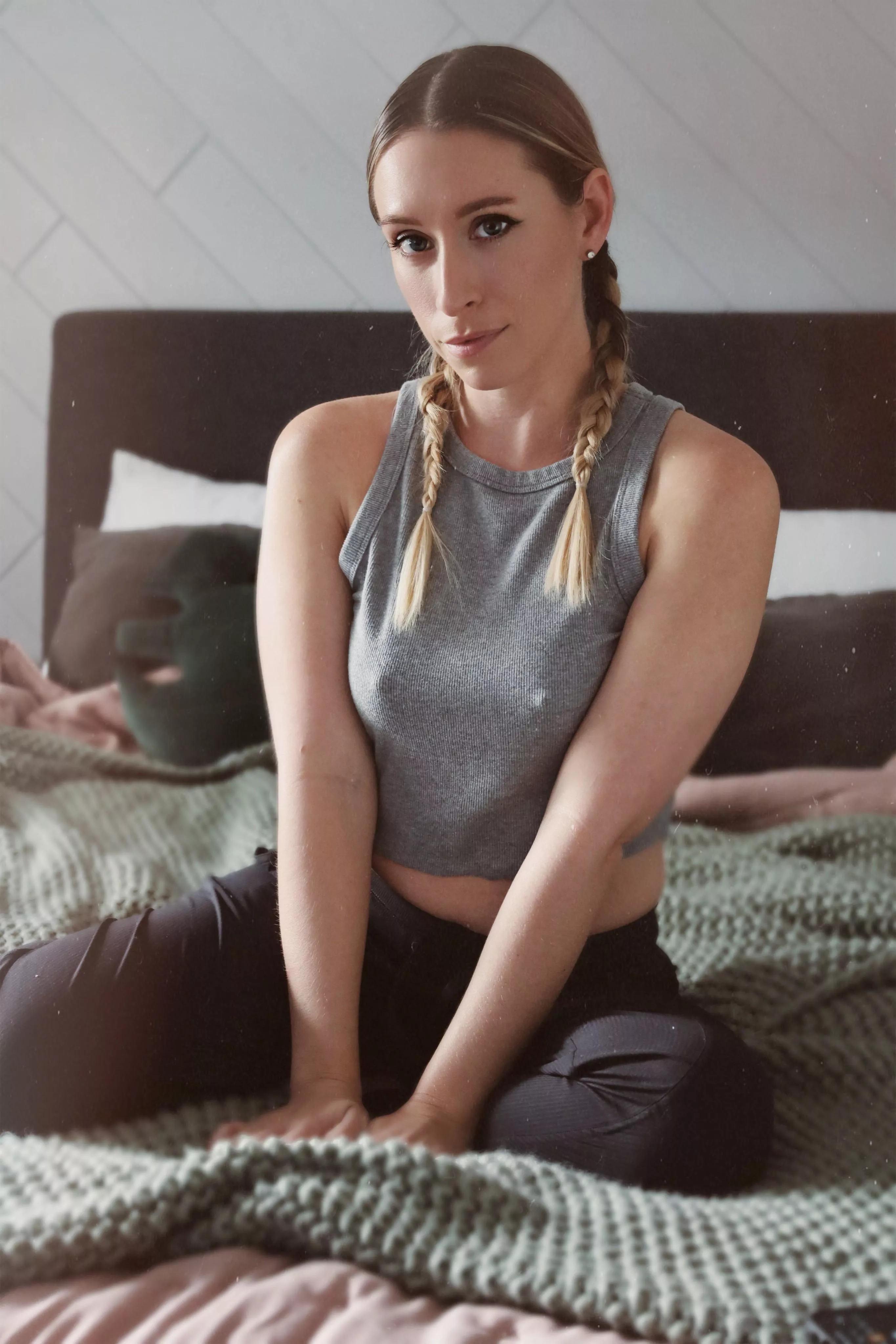 Listening to Zeppelin and hanging out in bed