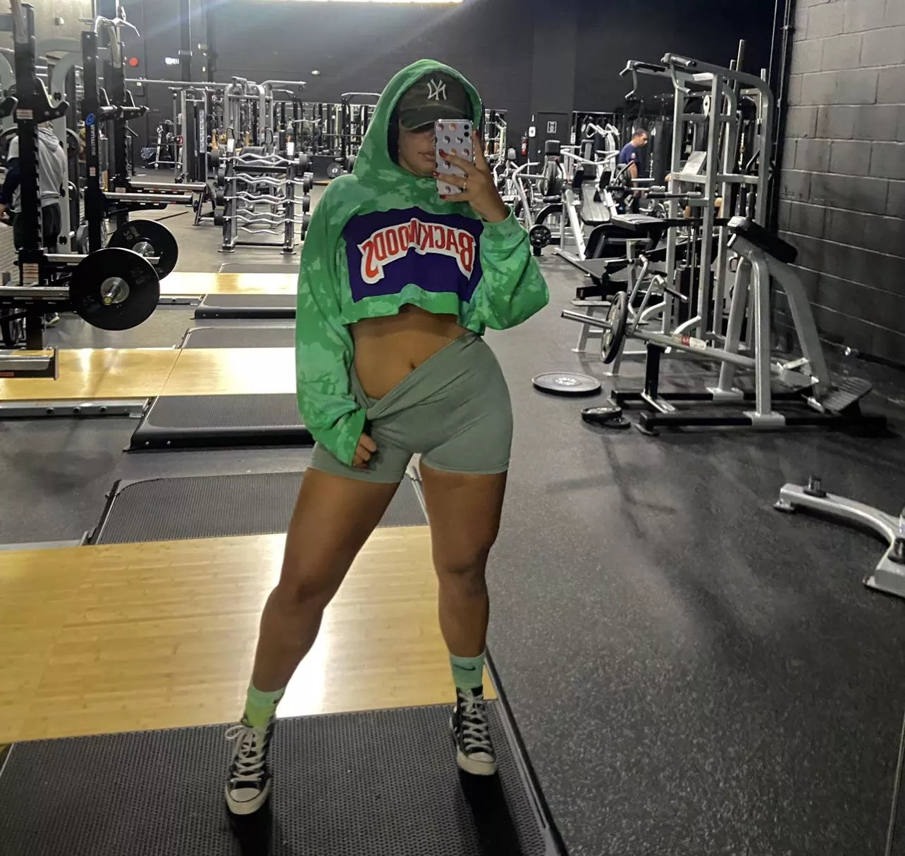 Love a matching gym outfit💚