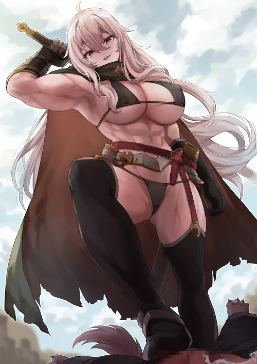 Muscle Mercenary Leona [Artist: SAHARA]