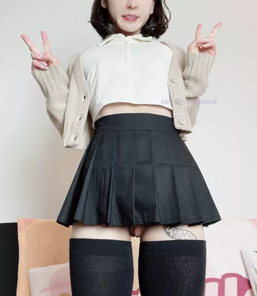 My clit prefers to be out! 😝