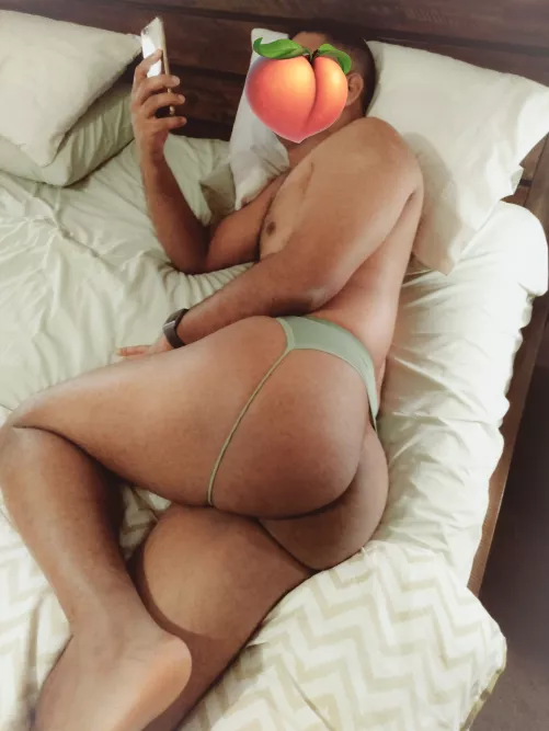 My husband taking it all off for charity. FYI - this is his first ever Jockstrap it holding on on his big ass. How does he look?