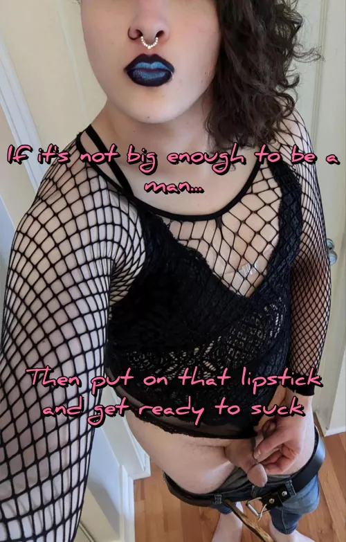 My lips are done up and ready