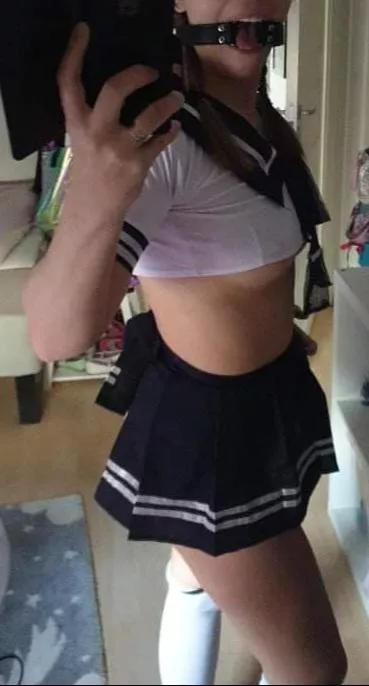 My swedish plaything with her ringgag