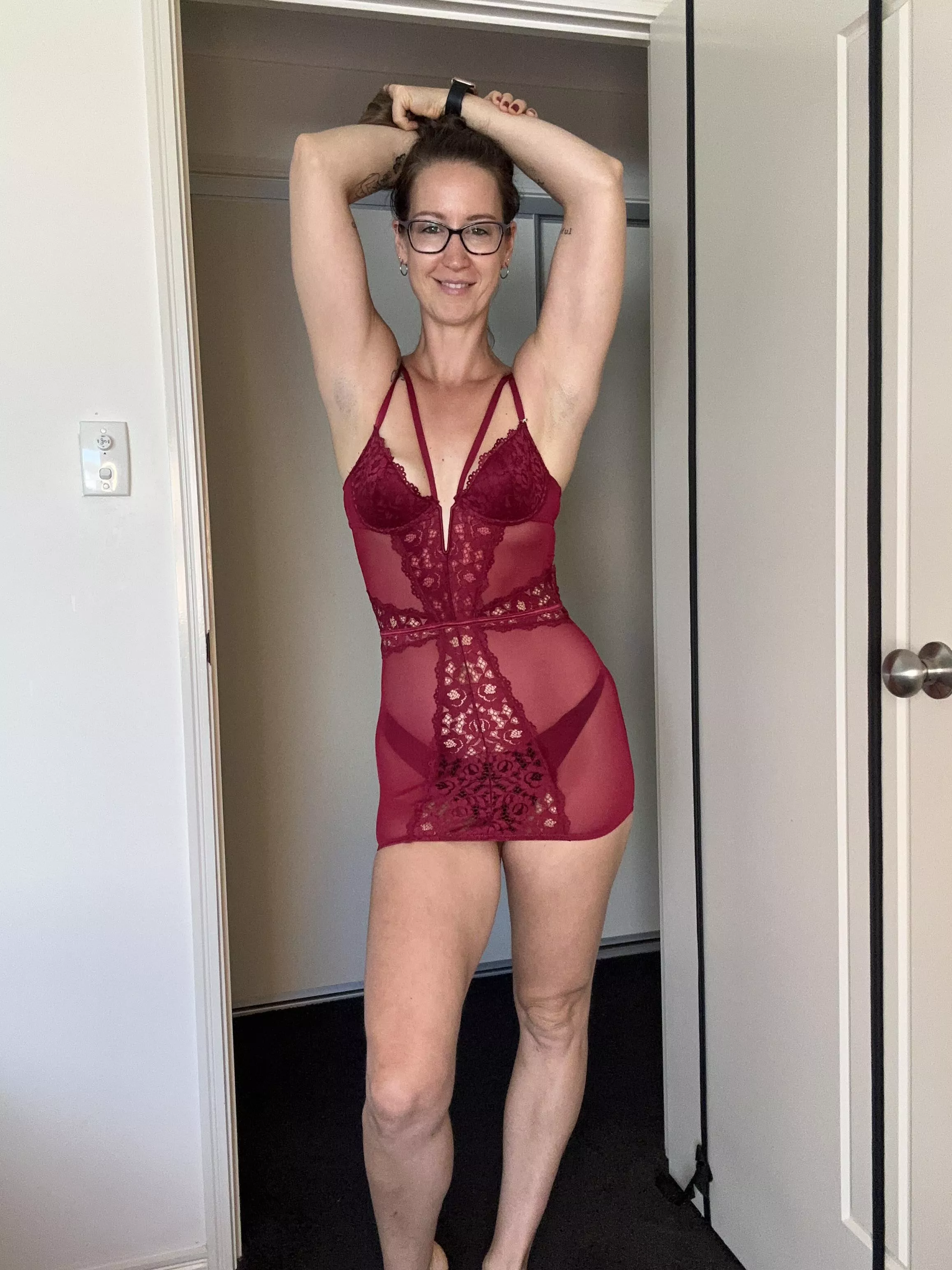 New lingerie with armpits show off