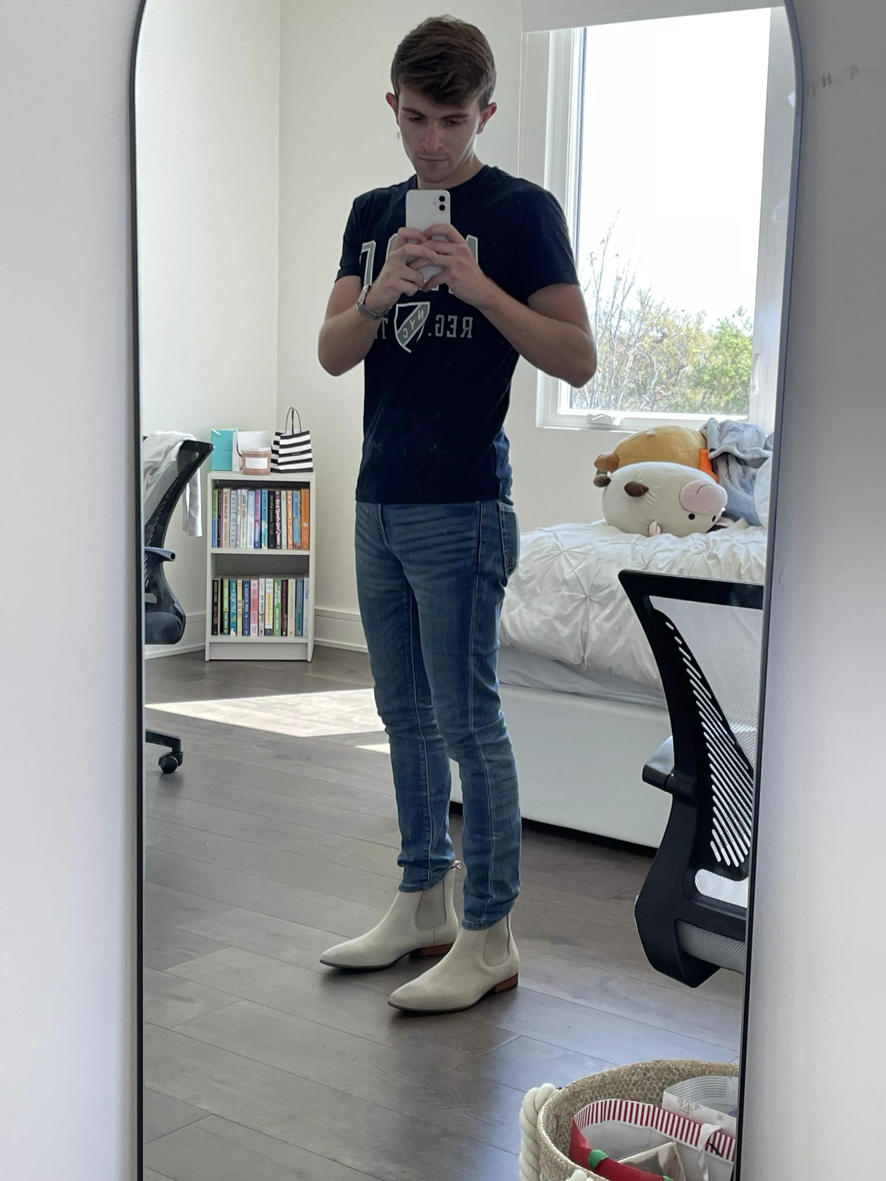 New pair of Chelsea boots