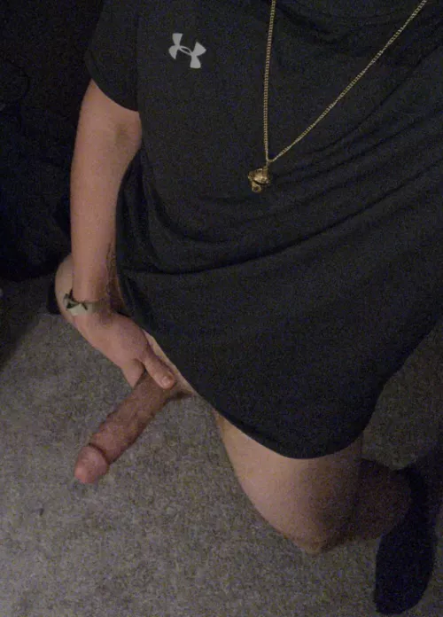 On your knees, or bent over? 😏