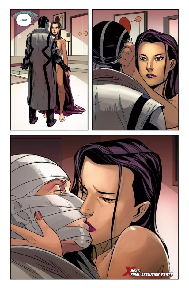 Psylocke Revealing Everything to Fantomex [Uncanny X-Force (2010) #24]