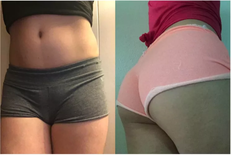 slim waist and a round... :)