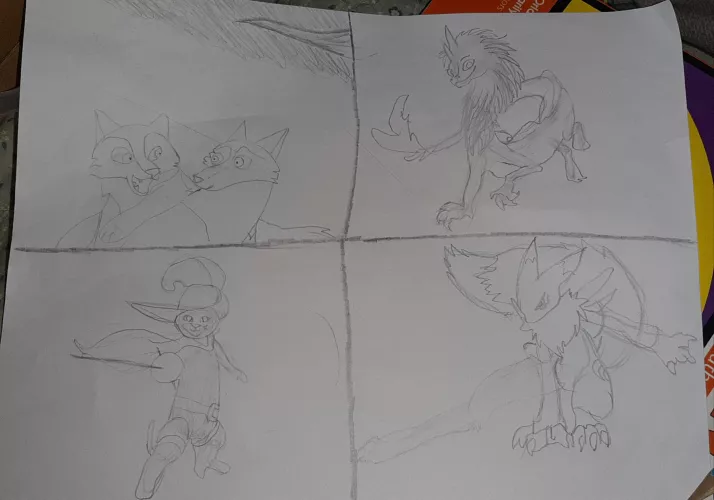 The 4 horsemen of my favourite cartoons.