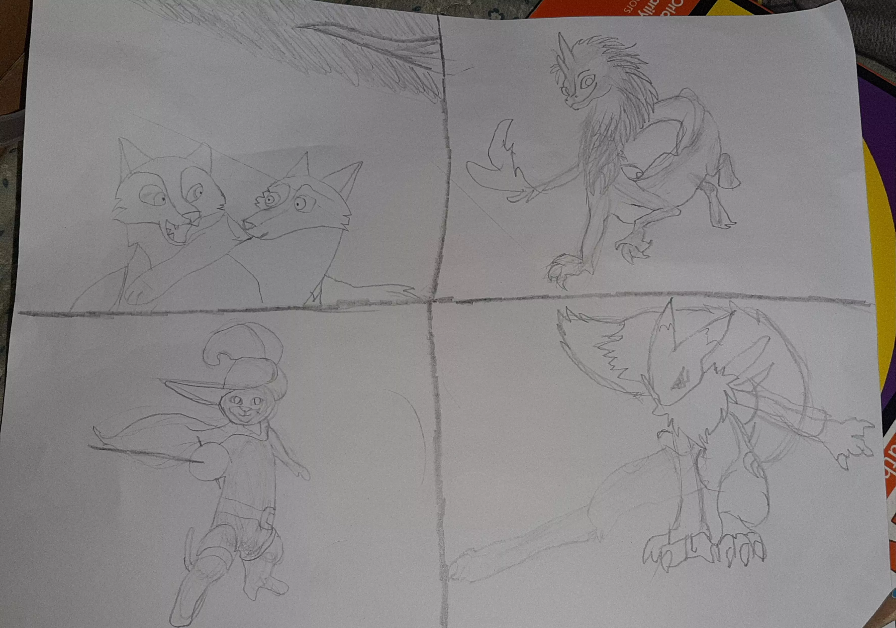 The 4 horsemen of my favourite cartoons.