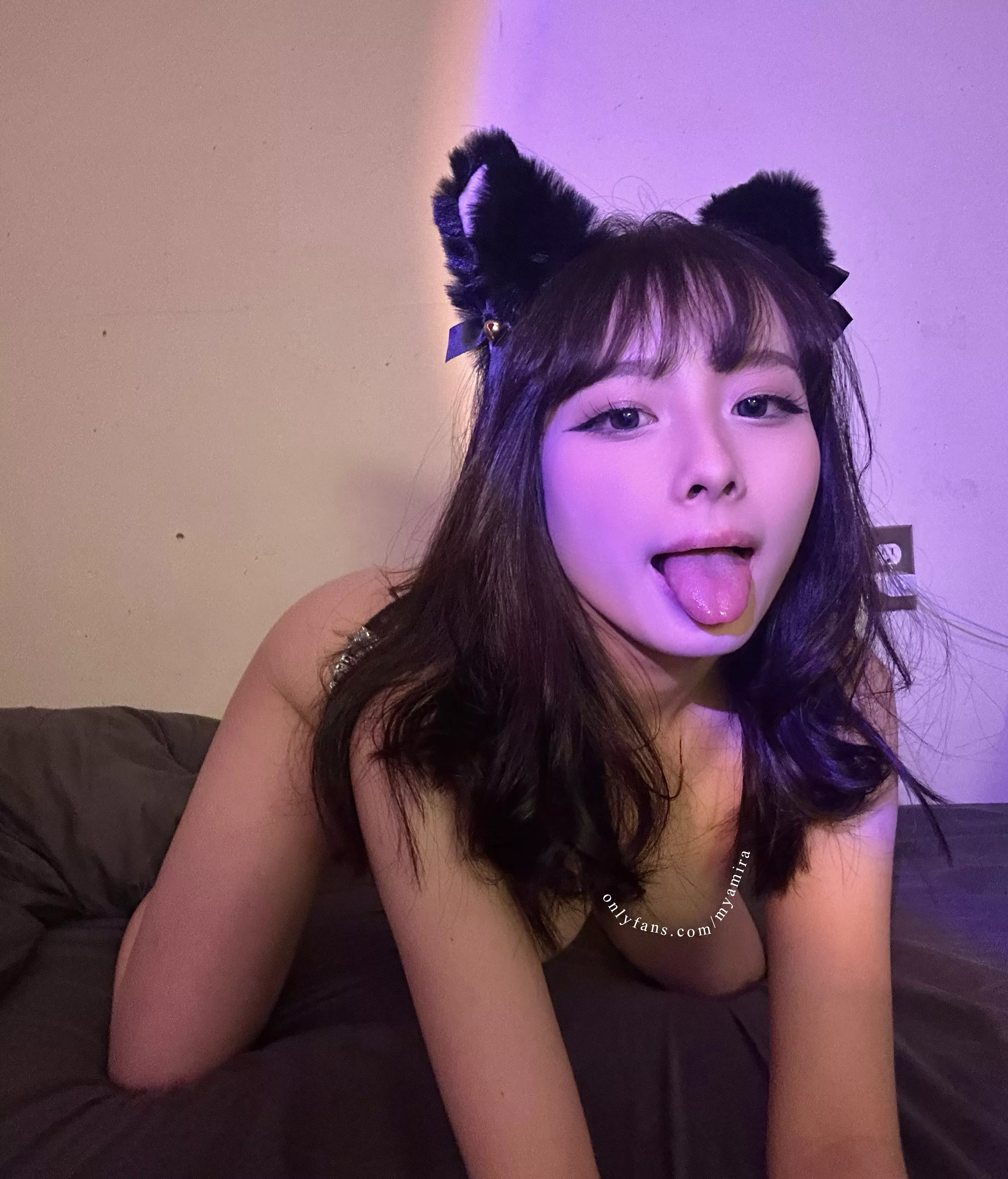 the kitty cant sleep, she needs some milk.