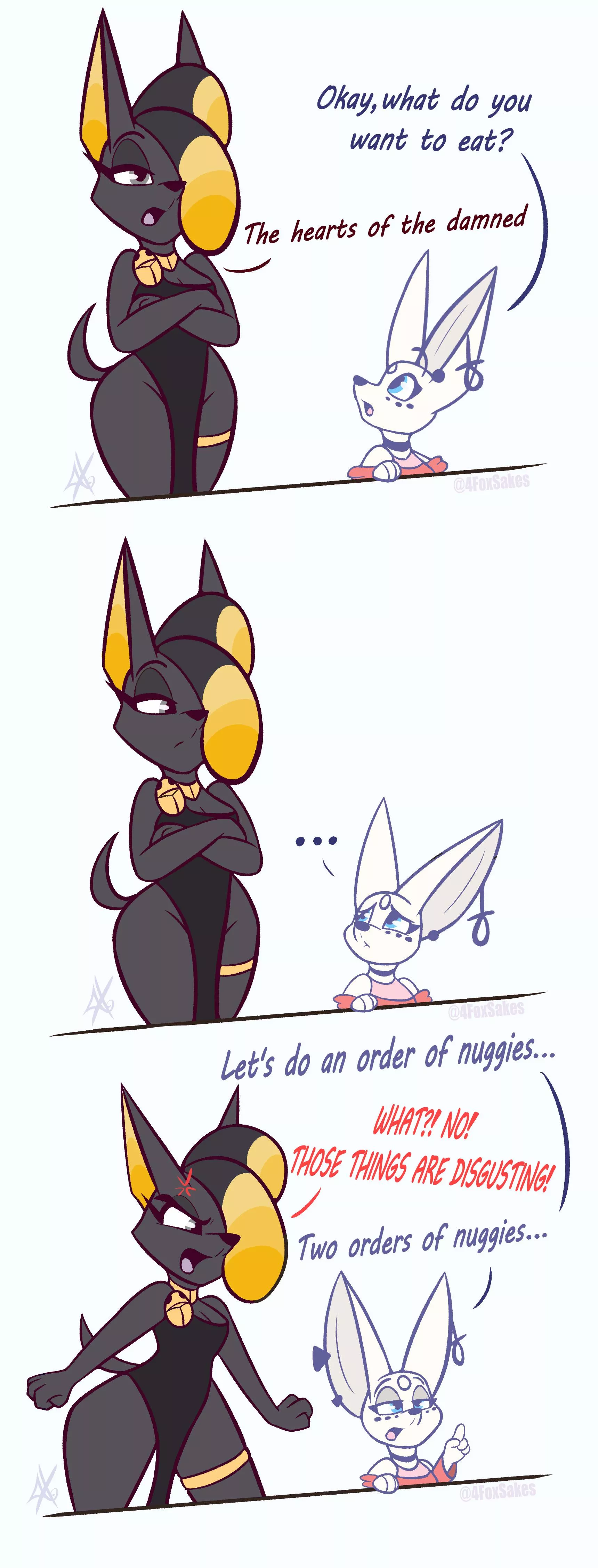 The picky palettes of the gods (4FoxSakes)