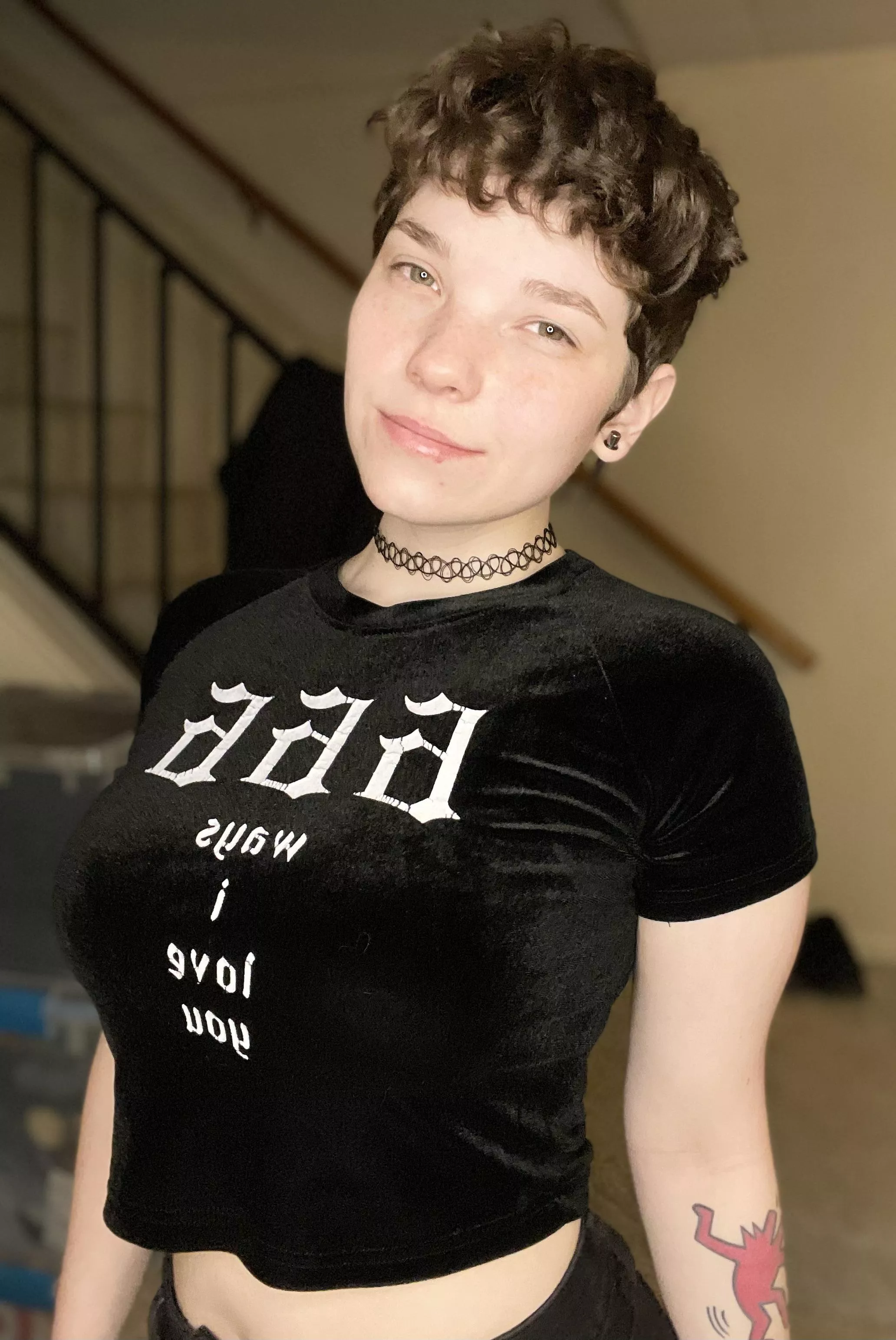 This shirt might be just a little small.. help me take it off?