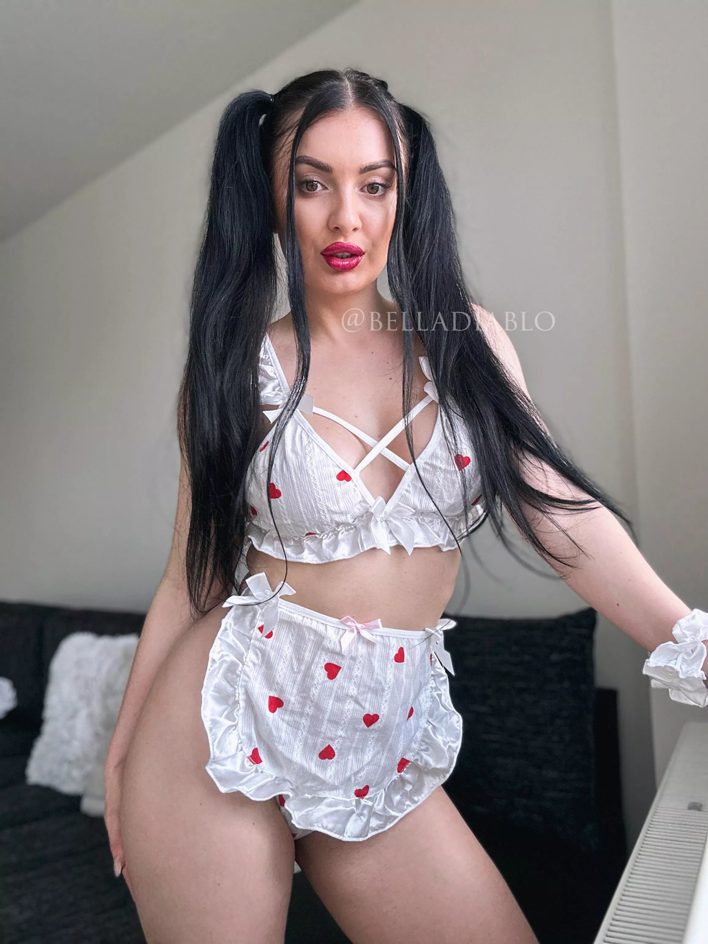 Your flat is tidied up, can I take care of you now?