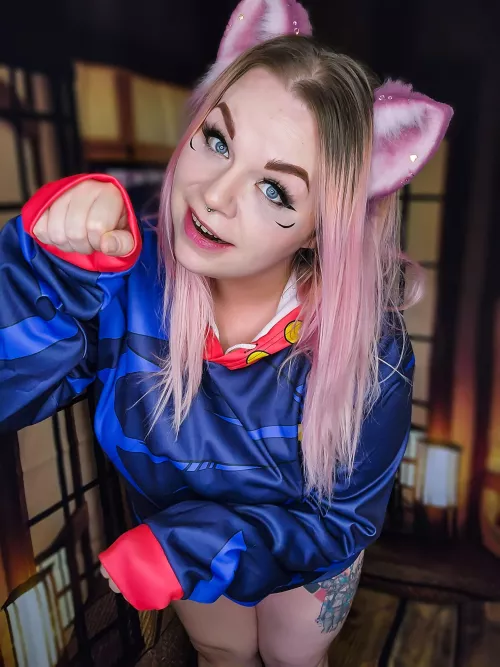 Yuji Itadori as a cat girl. I love it 🥰