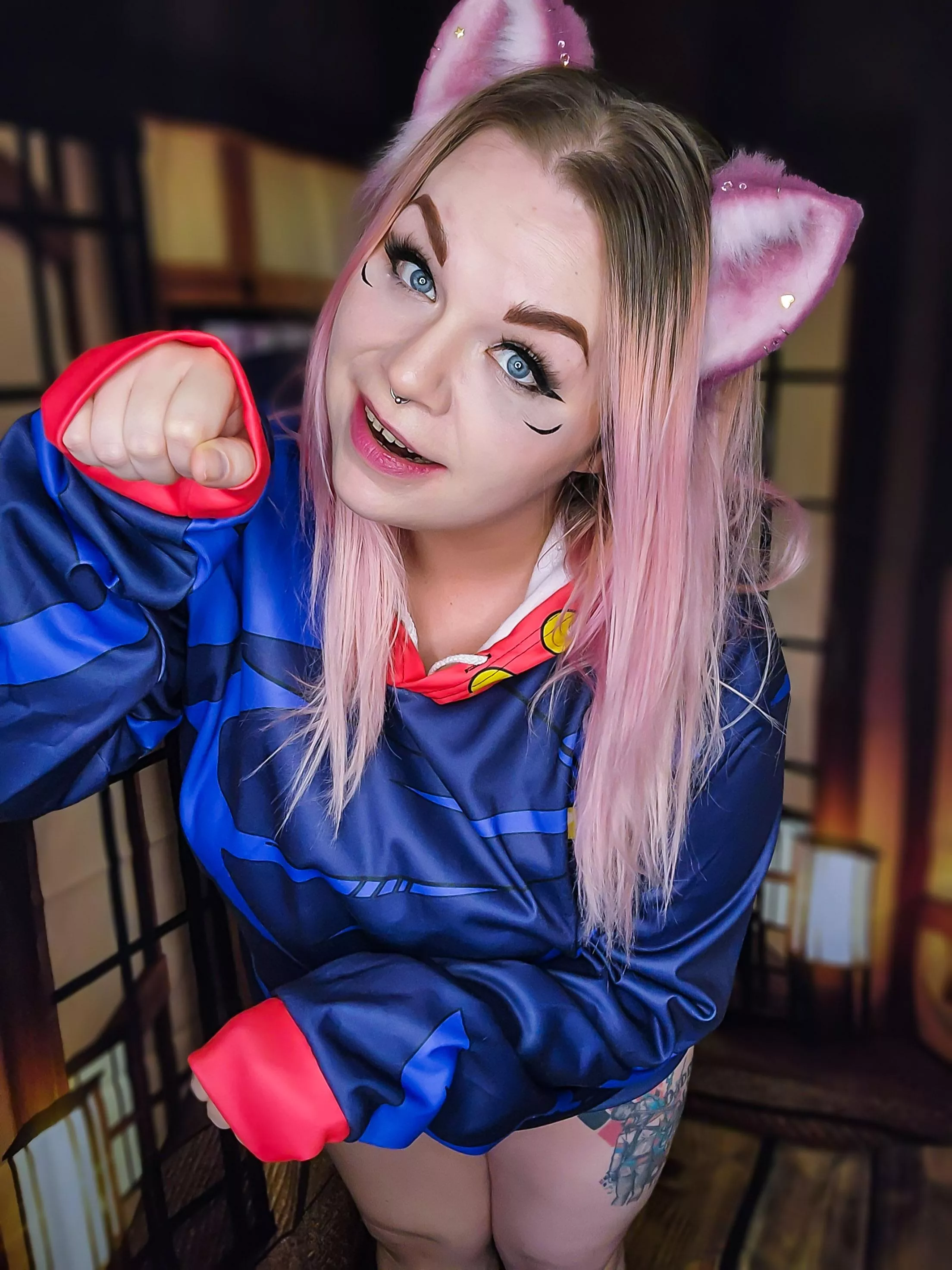 Yuji Itadori as a cat girl. I love it 🥰