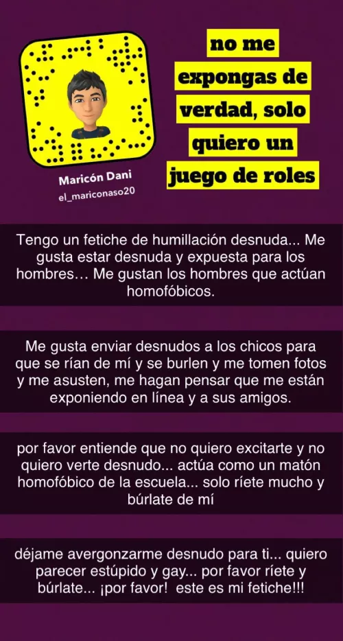 20, quiero ser humillado y burlado