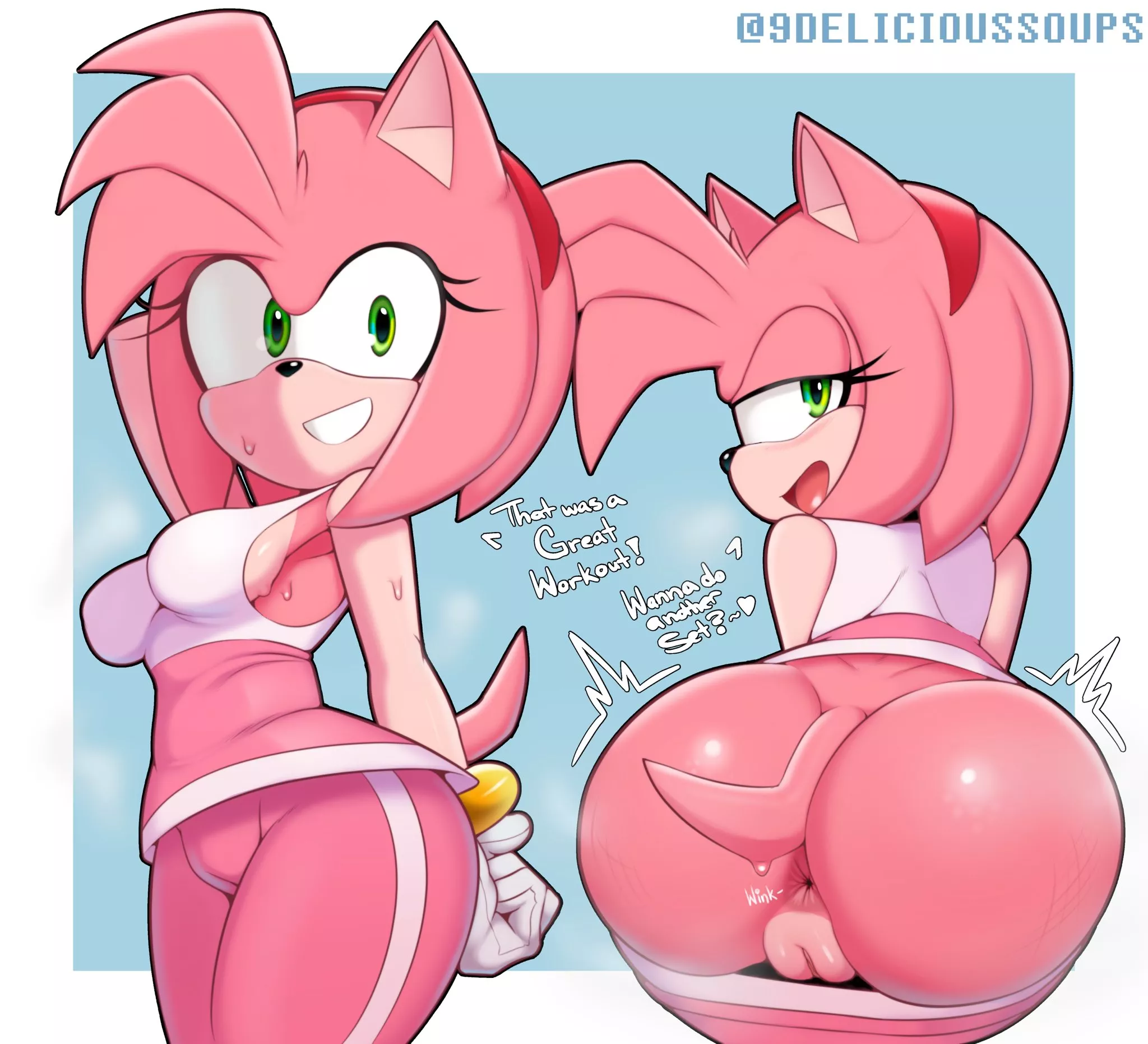 Amy after working out [delicioussoup]